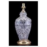 Contemporary Pressed Glass Table Lamp