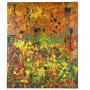 Large Abstract Expressionist Oil on Canvas 4x5