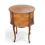 Louis XV Style Oval Accent Table