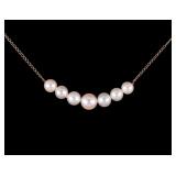 Deltah 14K Gold and Pearl Necklace