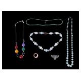 Jade, Silver and Stone Jewelry