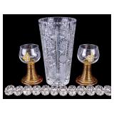 Bohemian Crystal and Glassware