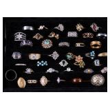 Vintage Cocktail and Other Rings (39)