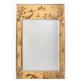 Vintage LaBarge Asian Decorated Mirror