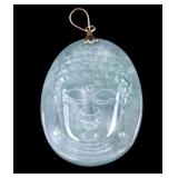 14K and Jade Buddha Pendant