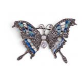 Sterling Silver Butterfly Pin