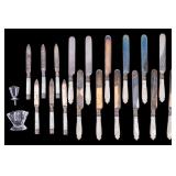Sterling Band and Mother of Pearl Knives