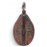 Early Industrial Snatch Block Pulley