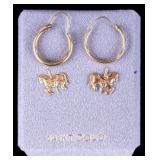 Petite 14K Gold Earrings