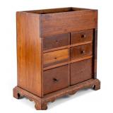 19th C Spice Cabinet With Dovetailing