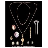Vintage Jewelry including Cameos