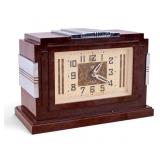 Jaz Silentic Art Deco Clock w/ Triangle, c. 1930s