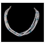 MOP and Sterling Necklace