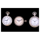 Elgin, Waltham, and 8 Day Watches