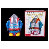 Ltd Ed MTH Cragstan Mr. Atomic Toy Robot w/ COA
