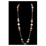 Jade and Stone Necklace