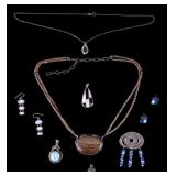 Sterling Silver and Natural Stone Jewelry