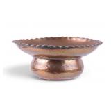 Antique Persian Hammered Copper Spittoon