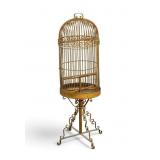 Gilded Iron Victorian 2pc Bird Cage