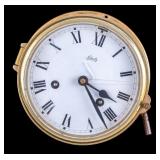 Schatz Brass 8-Day Clock with Key