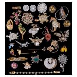 Trifari and Other Brooches