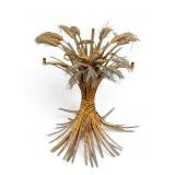 Gilded Iron Sheath of Wheat Table Base