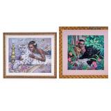Framed Serigraph Prints aft. Karl Bang (Ch 1935-)