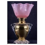 Victorian Brass Oil Lamp Conversion