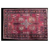 Antique Persian Sarouk Area Rug