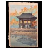 Japanese Woodblock Hakuyoji Sokeiro Kawase Hasui
