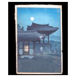 Japanese Woodblock Keishu Bukkokuji Kawase Hasui