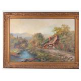 J. Sellns Signed Oil on Canvas