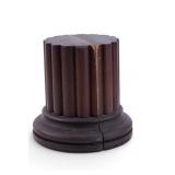Carved Solid Wood Column Bookends