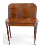 English Mahogany Game / Card Table