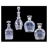 Four Liquor Decanters