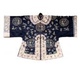 Antique Chinese Embroidered Silk Robe / Jacket