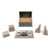 Art Deco Asprey Shagreen Desk Suite