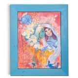 Signed O/C in the manner of Marc Chagall
