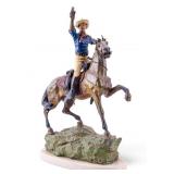 Carl Kauba Signed Cold-Painted Bronze Cowboy