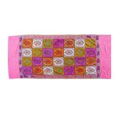 Kashmiri Handmade Crewel Embroidered Textile Throw