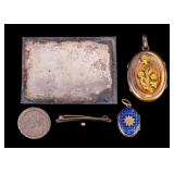 Victorian Lockets & Pins