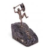 Yaacov Heller "David Slaying Goliath" .925 Silver