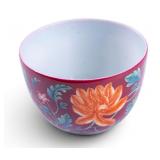 Chinese Ruby-Ground Floral Teacup