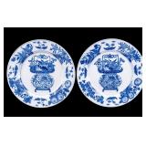 Chinese Blue and White Porcelain Plates