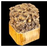 Carved Dragon Natural Material Imperial Seal