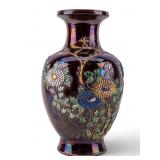19th C Chinese Black Porcelain Vase