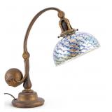 Tiffany Studios Desk Lamp, Iridescent Shade