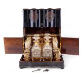 Antique French Napoleon III Boulle Liquor Cabinet