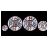 Chinese Republic Famille Rose Porcelain Dishes