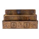 Tiffany Studios New York Bronze Letter Rack